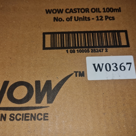 Lot 12 Pcs WOW Skin Science 100% Pure Castor oil- Cold Pressed for Stronger Hair - Picture 6 of 6